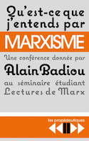 Qu'est-ce j'entends par marxisme?